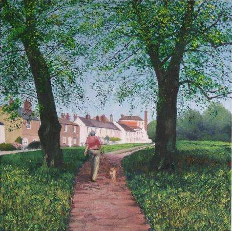 Walking the Dog on Wimbledon Common - John Field