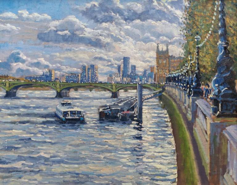 Westminster, embankment. 2022. - Andrew Cochrane Dixon