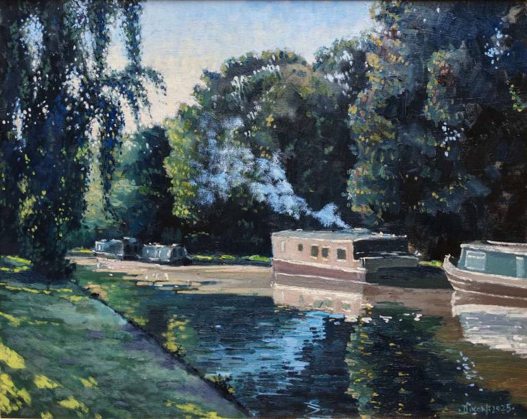 Early morning, Grand Union Canal, Berkhamsted, Hertfordshire. 2025. - Andrew Cochrane Dixon
