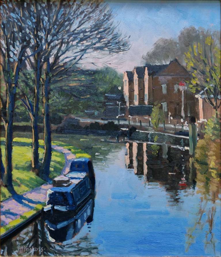 Reflections, Grand Union Canal, Berkhamsted. 2025. - Andrew Cochrane Dixon
