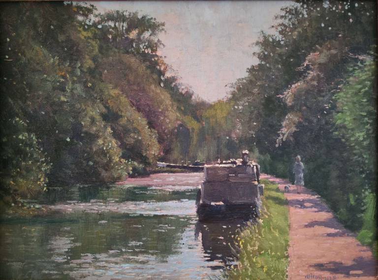 Towpath, Grand Union Canal, Berkhamsted, Hertfordshire. 2020. - Andrew Cochrane Dixon