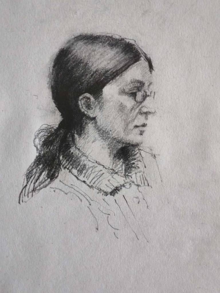 Drawing for painting study. - Andrew Cochrane Dixon