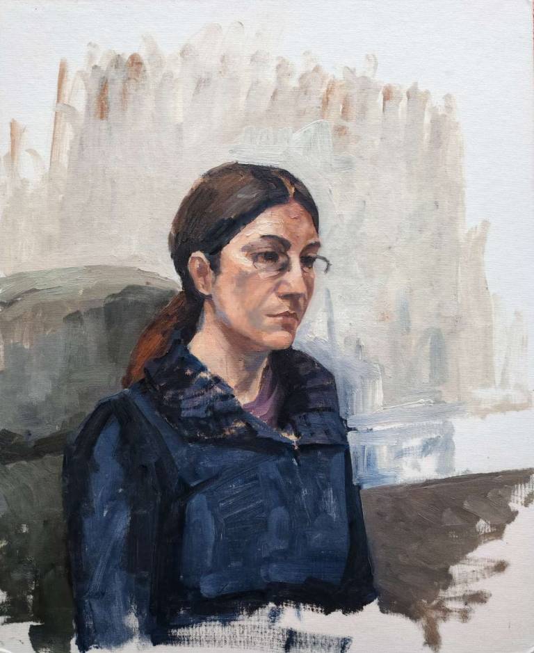 Portrait study. - Andrew Cochrane Dixon