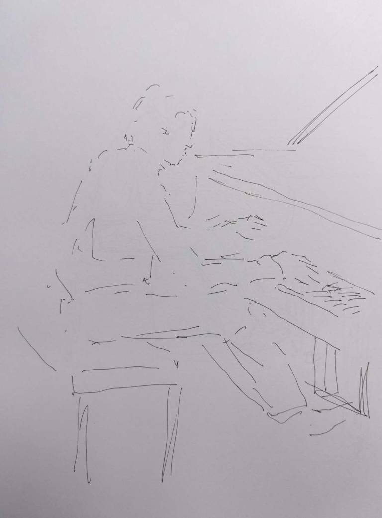 Sketch for pianist. - Andrew Cochrane Dixon