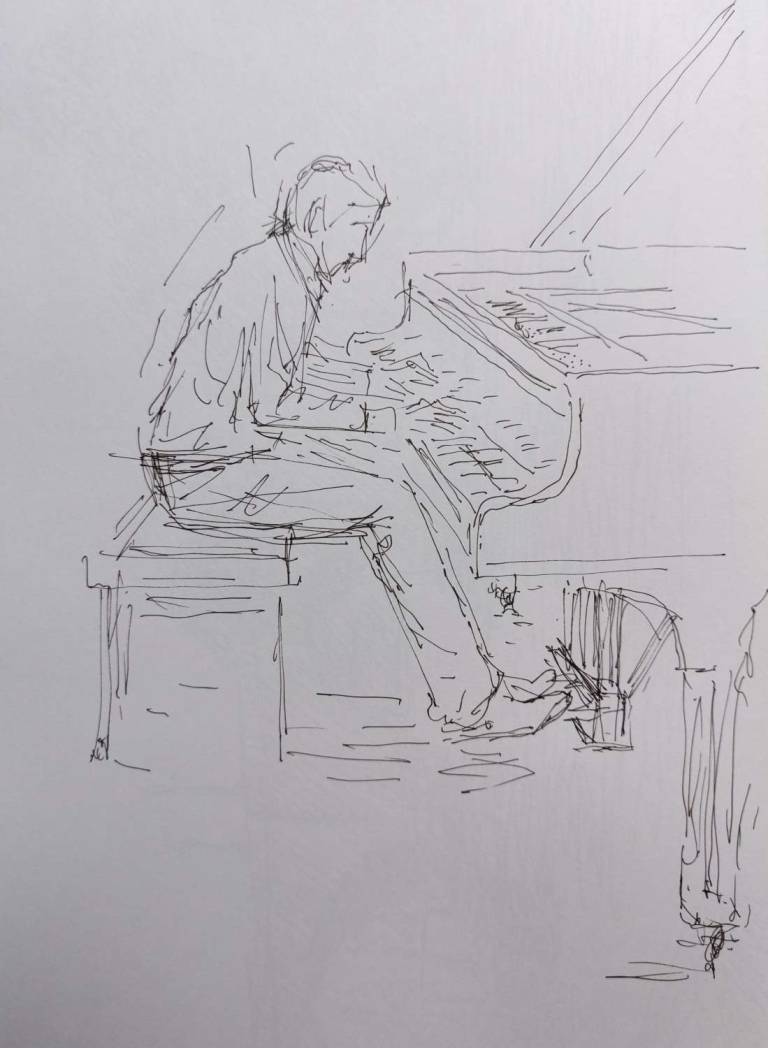 Sketch for pianist. - Andrew Cochrane Dixon