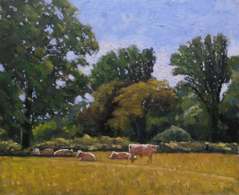 Cows on the moor, Little Gaddesden, Hertfordshire. - Andrew Cochrane Dixon