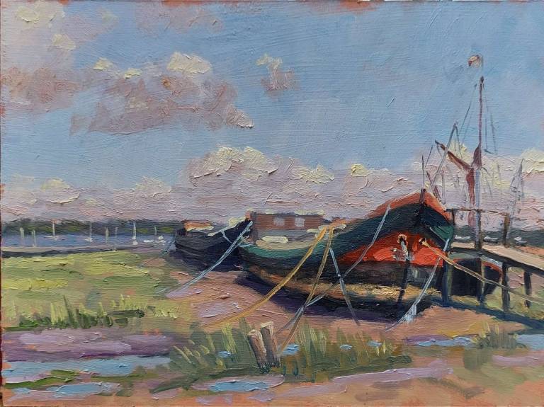 Low water, Pin Mill, Suffolk. 2021. - Andrew Cochrane Dixon