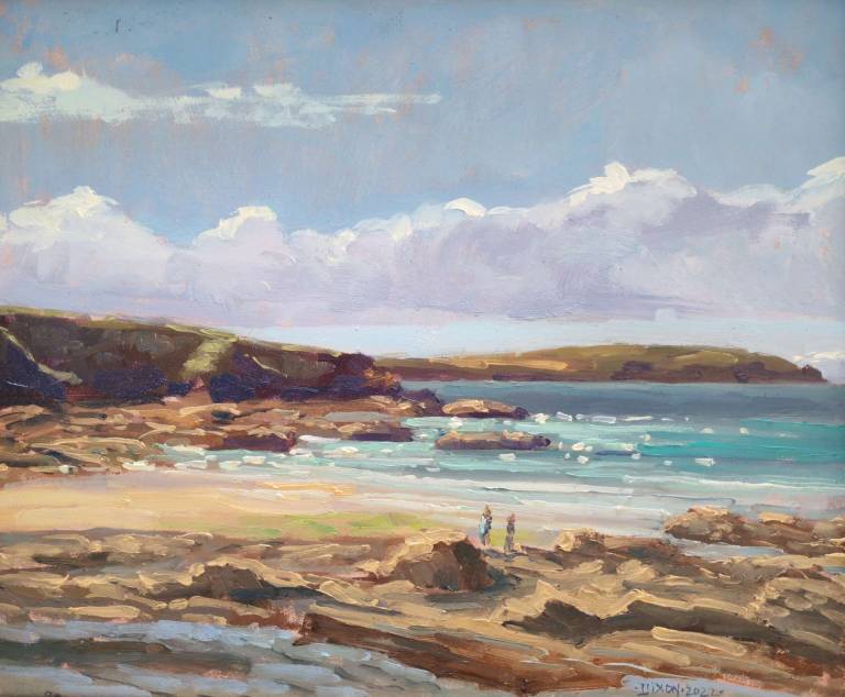 Trevone, plein air, 2022. - Andrew Cochrane Dixon