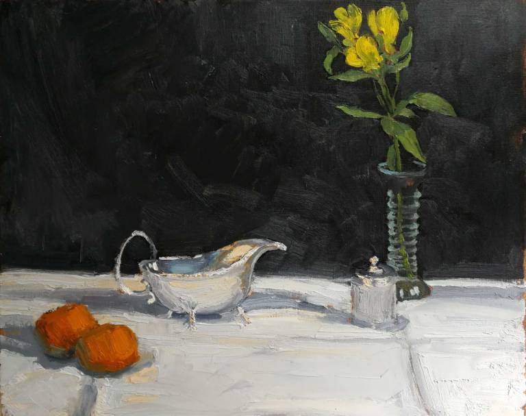 Still life with oranges. - Andrew Cochrane Dixon