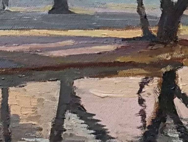 Bridge over the Grand Union Canal, detail. - Andrew Cochrane Dixon