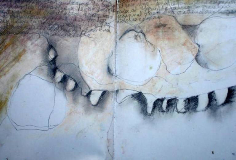 Mongolian sketch four - Prue Ann Robinson