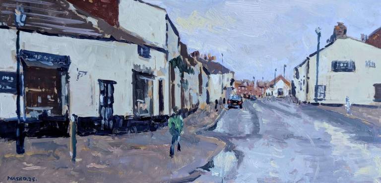 After the rain, Churchtown village - Nasro  Mo