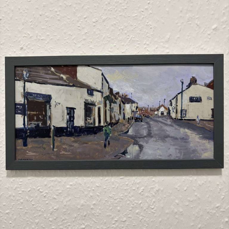 After rain, Churchtown village - Mohamed BENBRAHIM
