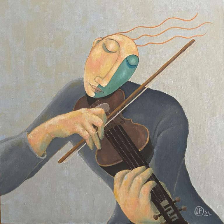 The Fiddle player with red hair - Joanna powell