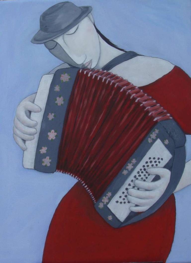 The Red Accordionist - Joanna powell