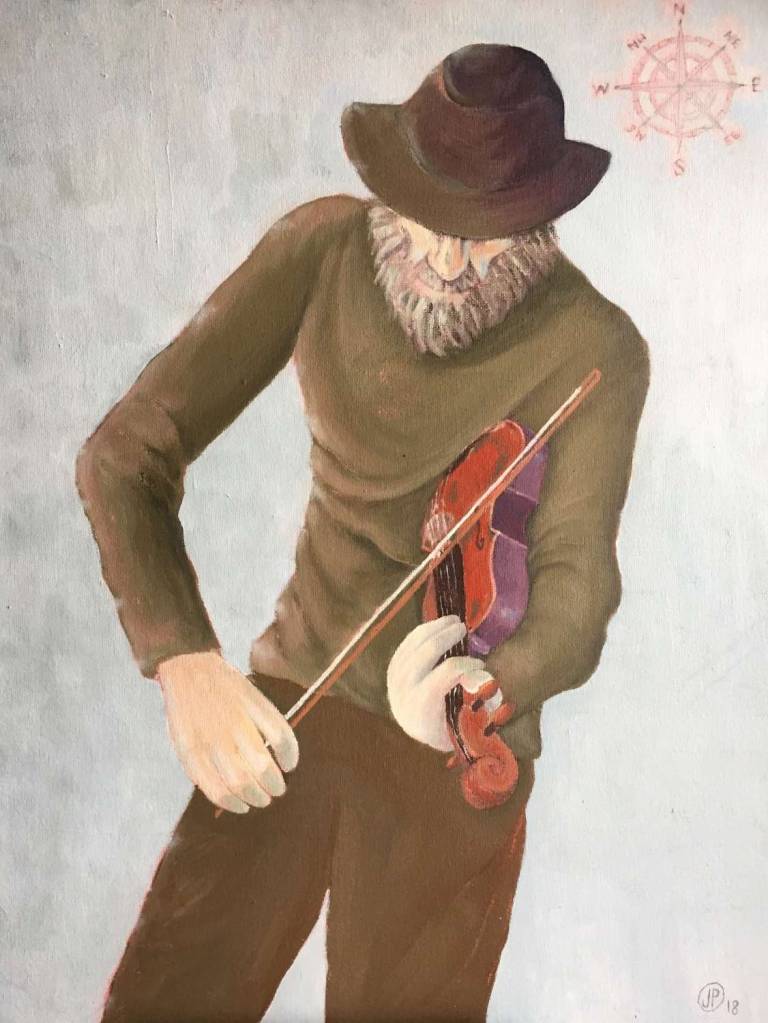 Nautical Fiddler with Hat - Joanna powell