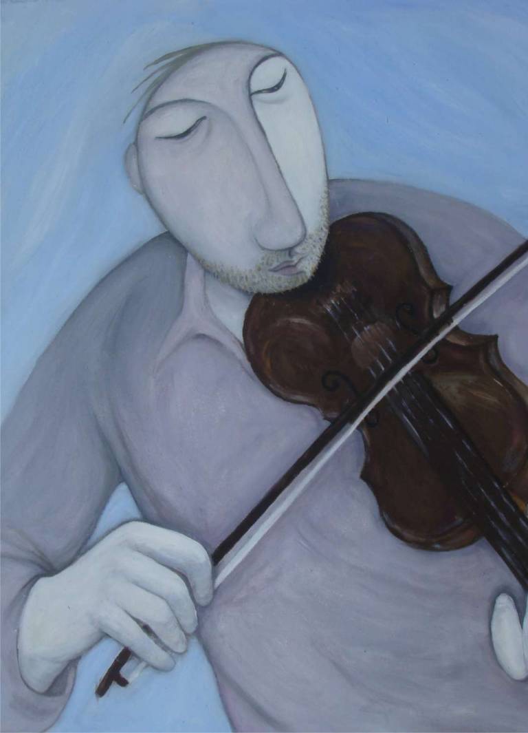 The Fiddler in Blue - Joanna powell