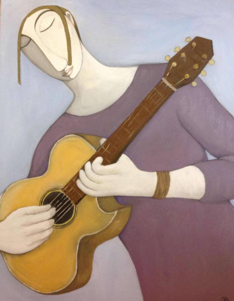 The Guitarist in Purple - Joanna powell