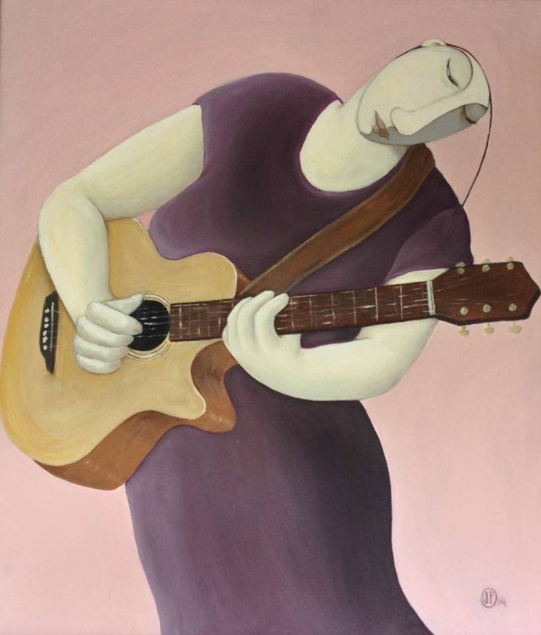 The Pink Guitarist - Joanna powell