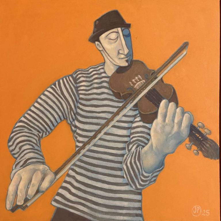 Fiddler in Orange - Joanna powell