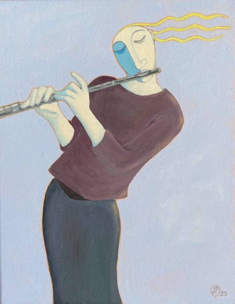 Flute Player with Yellow Hair - Joanna powell