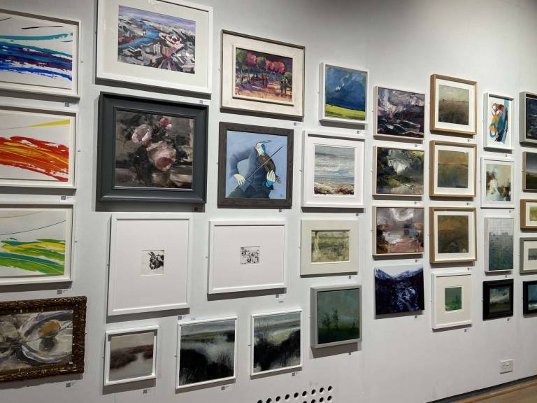 The Fiddler in The Mall Galleries, London - Joanna powell