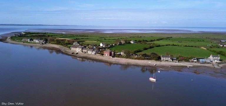 ariel view of Sunderland Point - Joanna powell