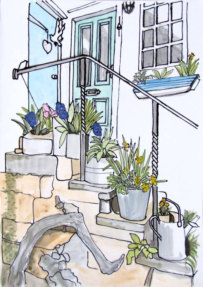 Friendship Cottage, Gun Gutter, Staithes - Meg Ashley