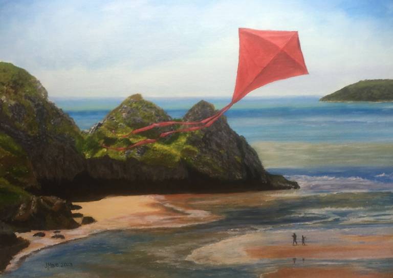 Red Kite 3 Cliffs Bay - John Mayo