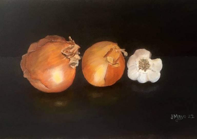 Onions Still Life - John Mayo