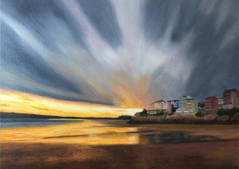 Tenby Sunset - John Mayo