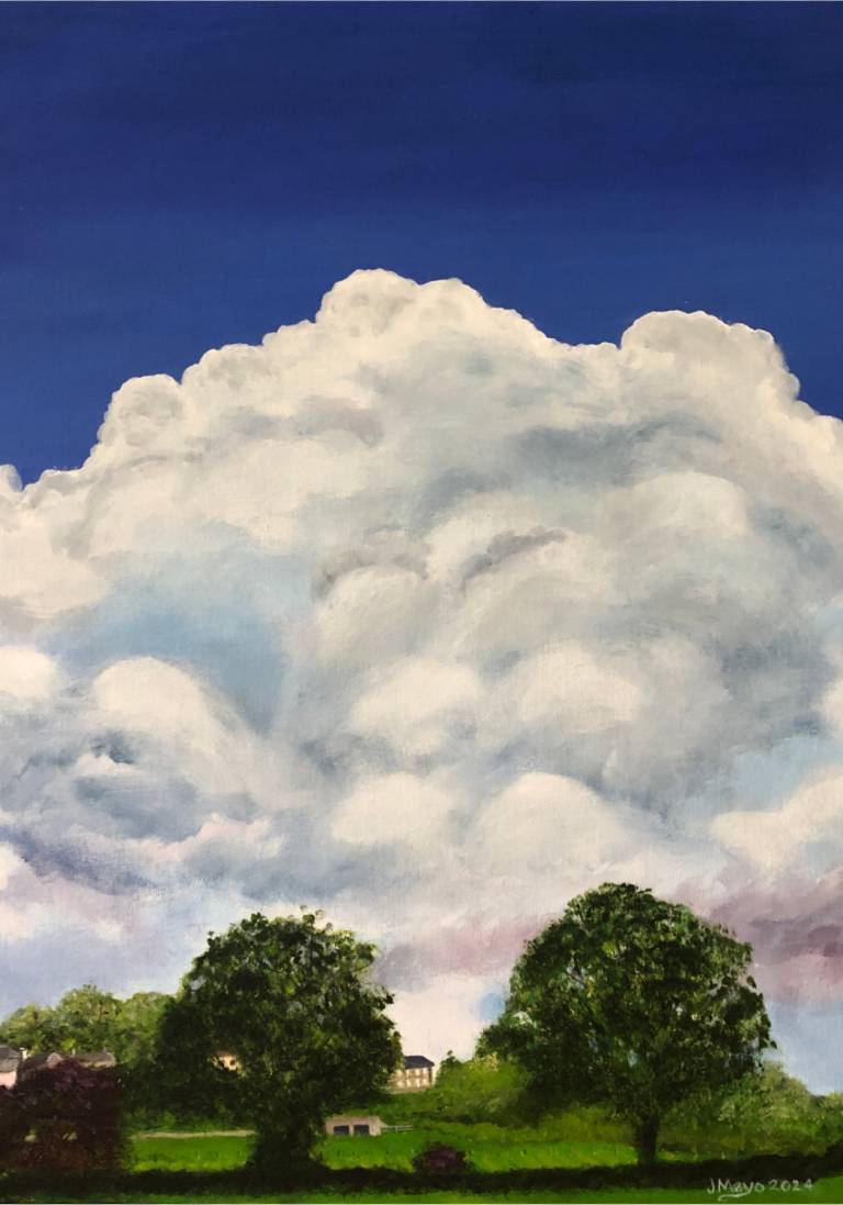 Clouds over fields - John Mayo