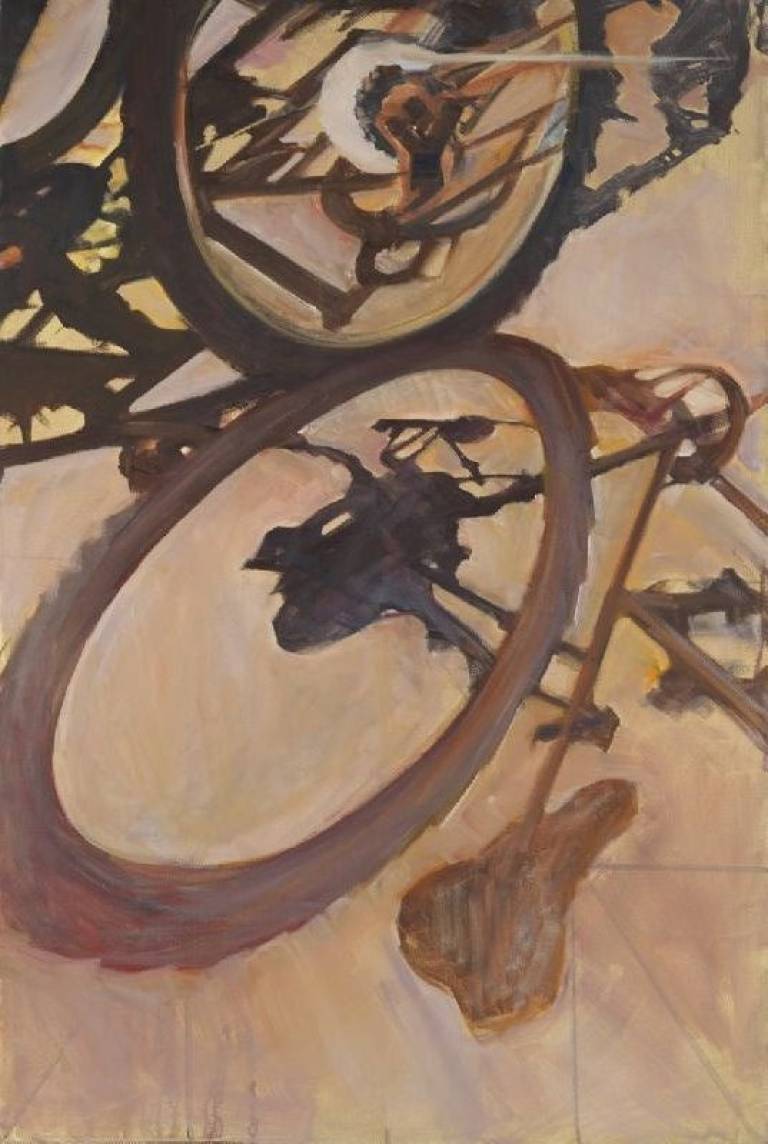 Bicycle Diptych 1 - Kalpna Saksena