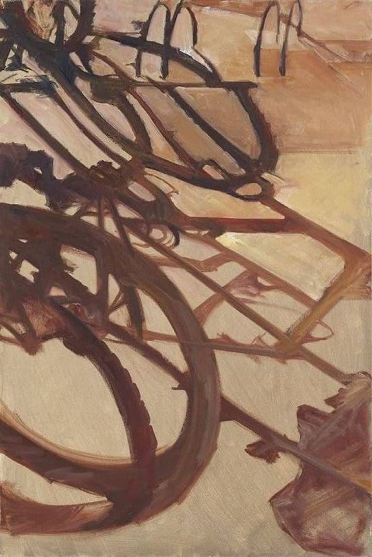 Bicycle Diptych 2 - Kalpna Saksena