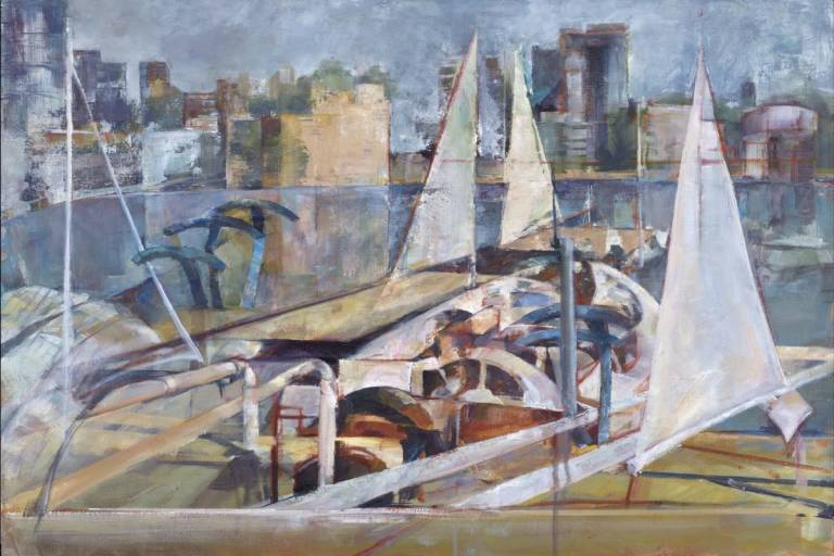 Deconstructed Boats West Reservoir - Kalpna Saksena