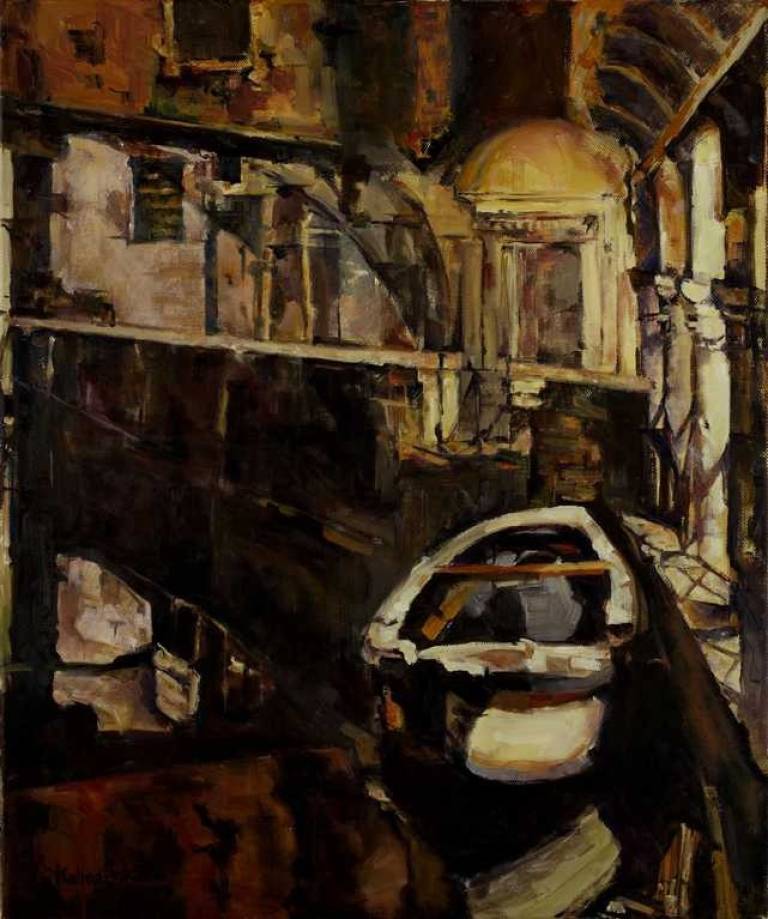 Venice: Boat - Kalpna Saksena