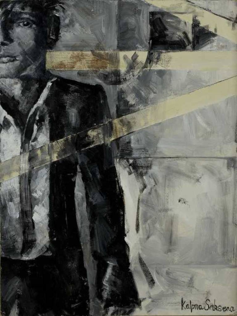 Triptych : Black and White 1/3 - Kalpna Saksena