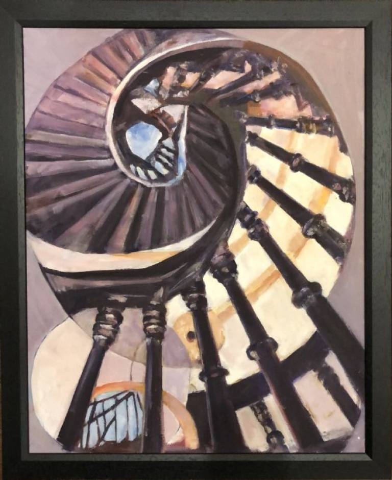 Cuba Stairwell 1 - Kalpna Saksena