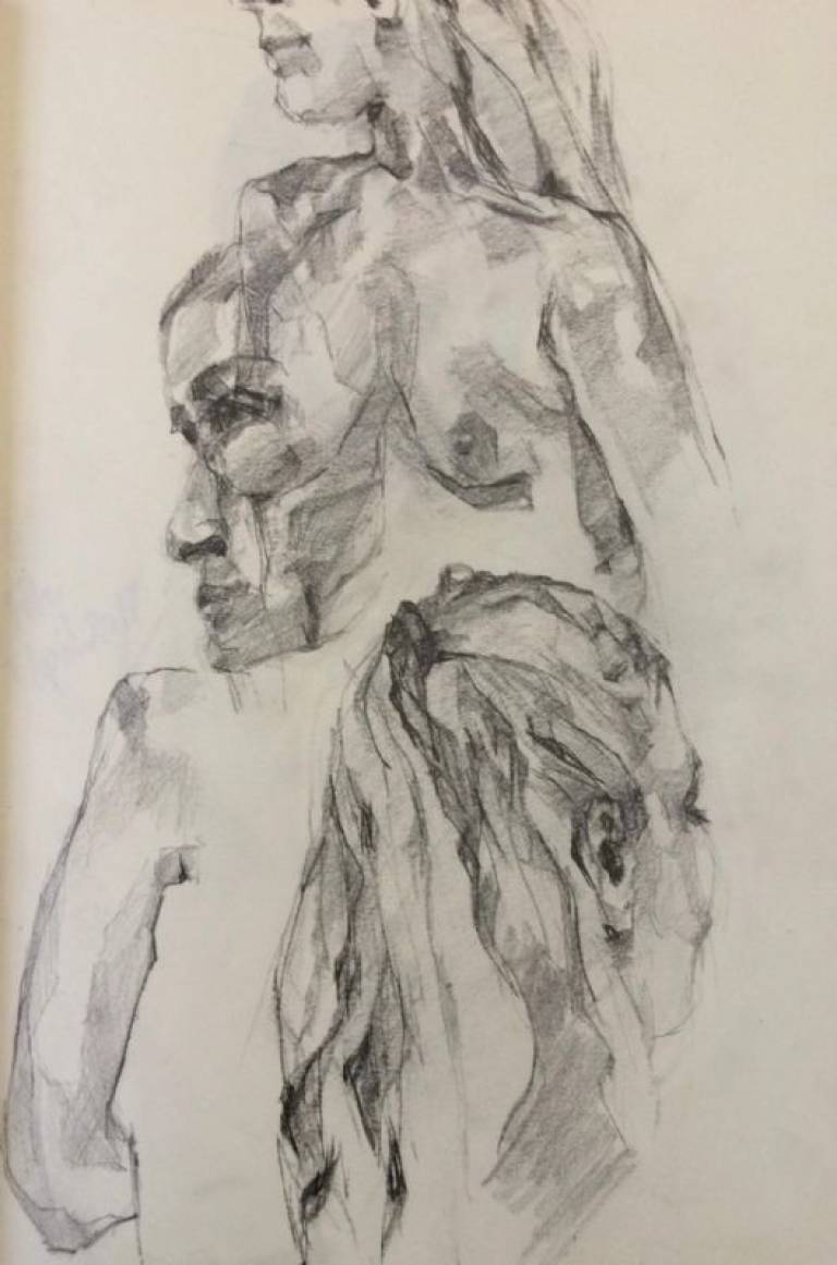Life Drawing 7 - Kalpna Saksena