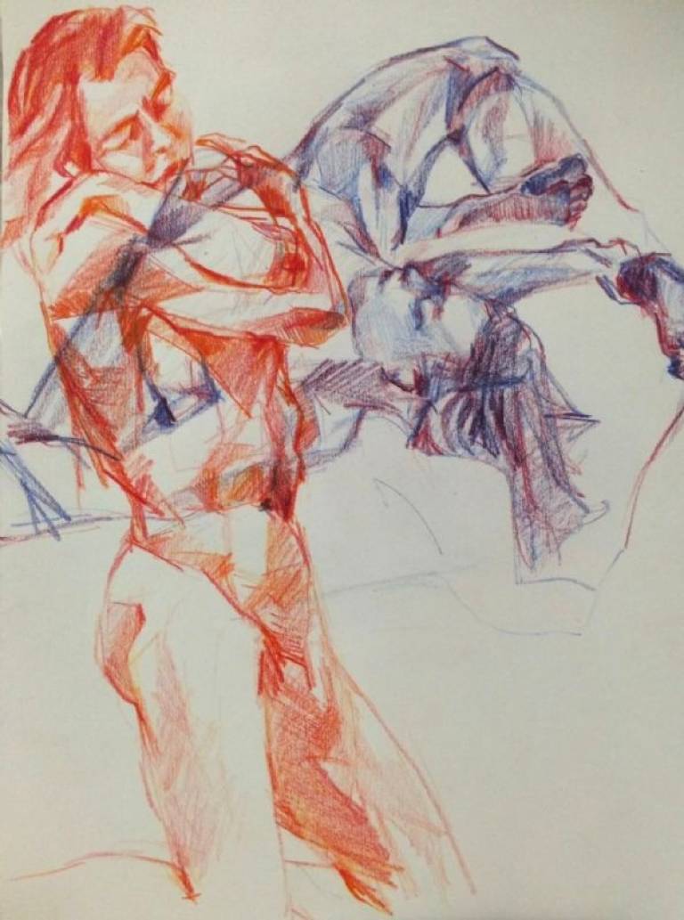 Life Drawing no.9 - Kalpna Saksena