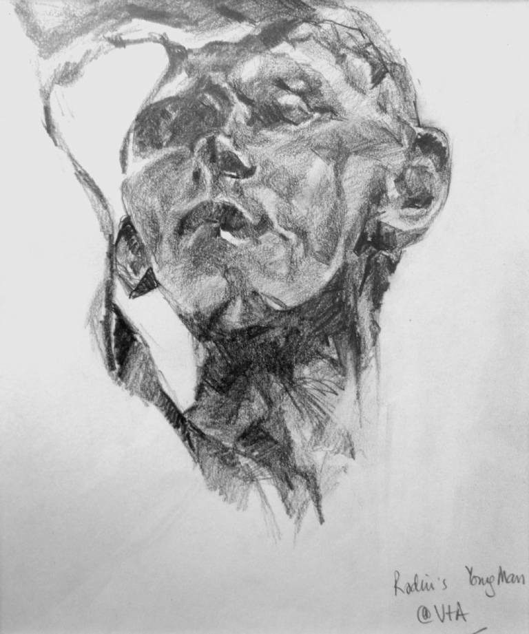 Rodin's Young Man - Kalpna Saksena