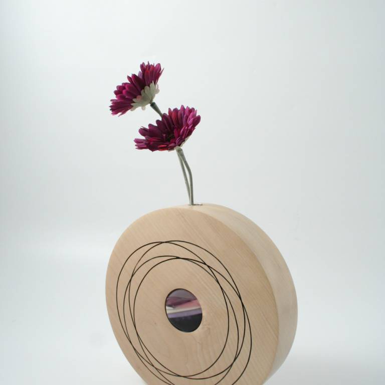 Mini Porthole Vase (Sycamore)