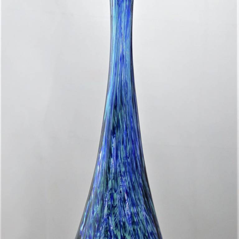 Blue Green Urchin Vase