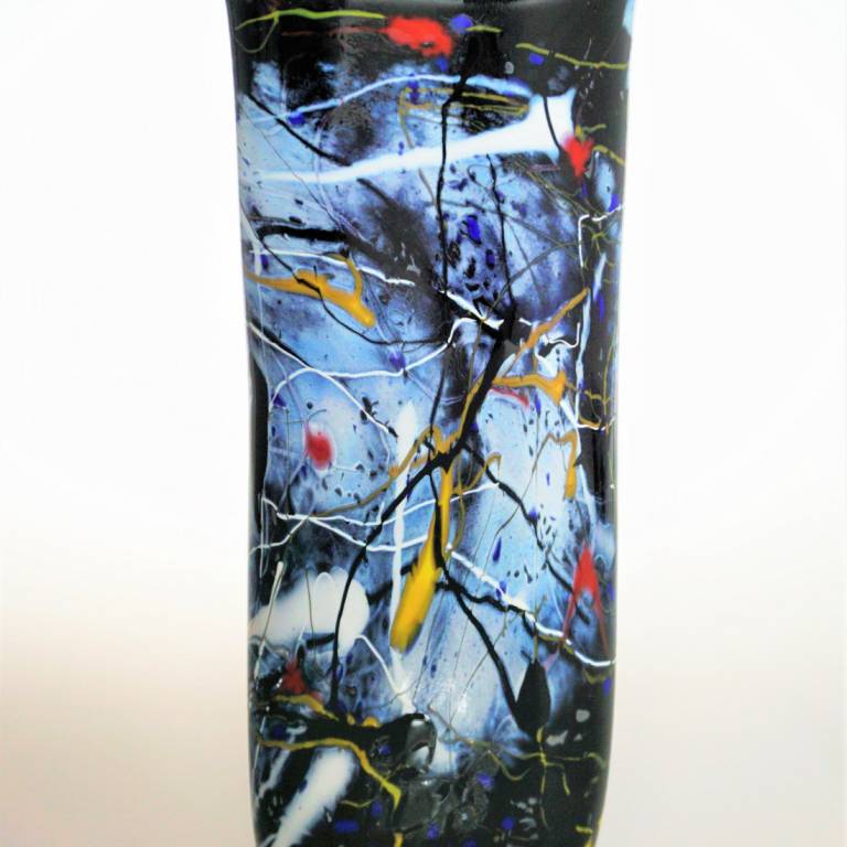 Pollock Large V-Form Vase