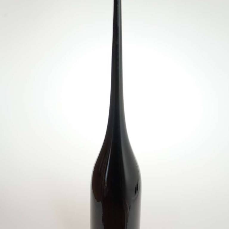 Medium Black Cylinder Bottle