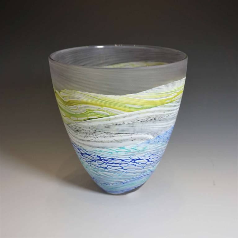 Small Bowl Sea Shore Grey Skies