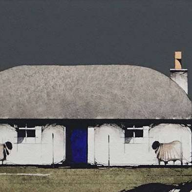 Uist Sheep & Cottage