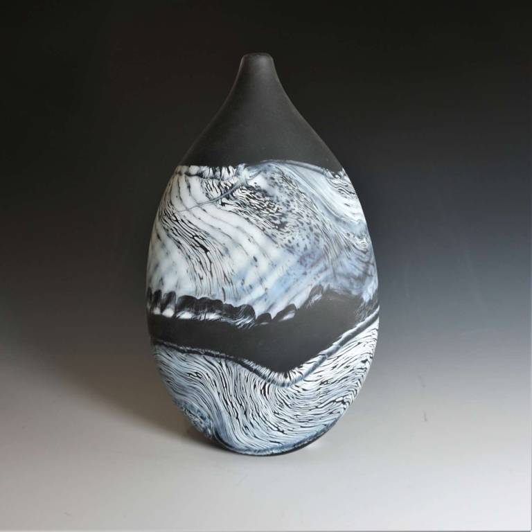 Small/Medium Teardrop Vase Monochrome