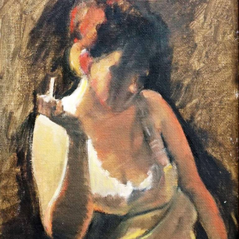 Woman With A Cigarette