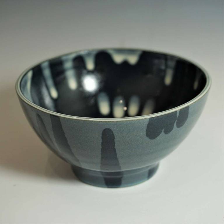 Sake Bowl Grey/Black